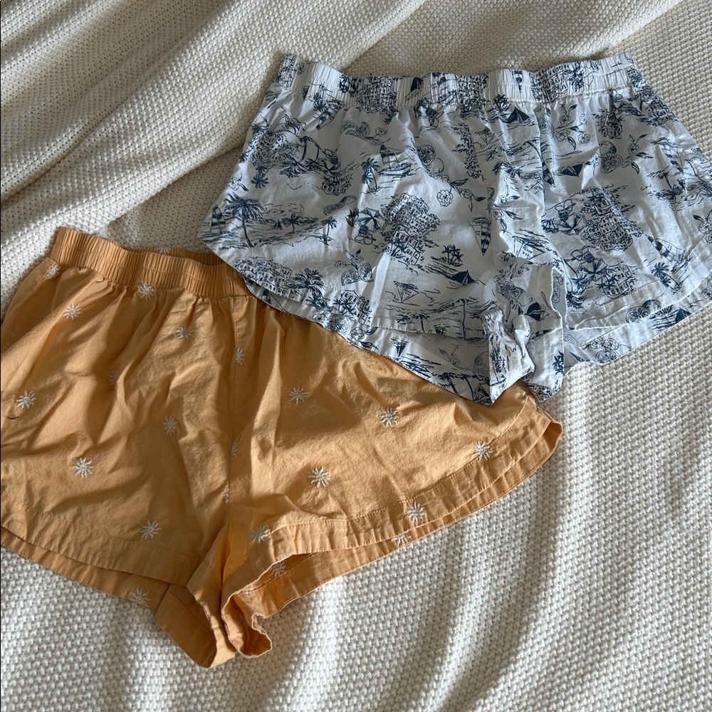 2 {Old Navy} Cotton Sleep Shorts